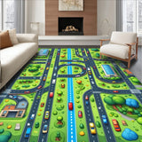 Multi Color Educational Playmat for(Green)