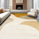 Nuevo Arch Collection Area Contemporary Beige Cream Geometric Design(Beige)