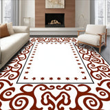 Elegant Swirl Textured Deluxe Comfort Aesthetic Enhancement(Brown)