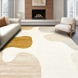 Artistic Palomino Beige Abstract Area Modern Animal(Beige)