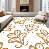 Interlocking Petal Motif with Botanical Scrollwork Design(Gold)