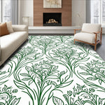 Classic Verdant Tapestry Winding Interlaced Floral Symphony (Green) - ODIKA