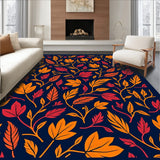 Enchanted Forest Leaf Swirl Anti Slip(Blue)