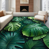 Vibrant Hawaiian Flora Motif(Green)