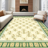 Landry Beige & Green Patterned(Beige)