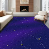 Celestial Sky with Constellation Mapping Design(Purple)