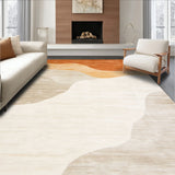 Woven Area Earthy Tones Abstract(Beige)