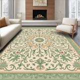Botanical Scrollwork with Interlocking Vine Motifs(Beige)
