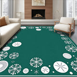 Enchanted Winter Ocean Treasures Design with Sparkling Details(Green)