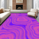 Enchanting Spiral Whimsical Swirly Artistic Decorative Fancy(Purple)