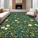 Luxurious Emerald Botanical Imagery(Green)