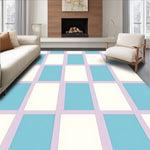 Retro Checkered Motif with Subtle Mood Infused Accents (Purple) - ODIKA