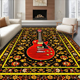 Artistic Yellow and Trellis Motif(Black)