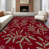 Joyful Evergreen Bough Seasonal Accent Path Cover(Red)