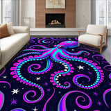 Celestial Octopus Tentacle Swirl with Cosmic Starfield Design(Pink)