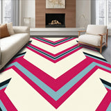 Chevron with Bold Directional Lines(Pink)