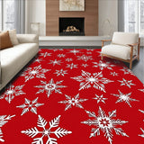 Frosty Dreams Enchanting Seasonal Hearth Adornment(Red)