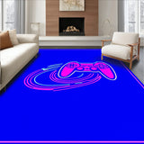 Transparent Controller Vibrant Digital Backdrop Futuristic (Pink)