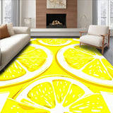 Playful Bright Yellow Motif(Yellow)