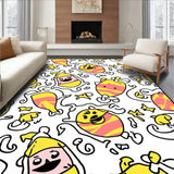 Frosted Corn Swirl with Playful Bones and Trickster Faces(Yellow)