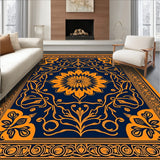 Arabesque Mosaic with Flowing Vine Accents(Orange)