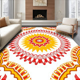 Inspired Design with Symmetrical Petals and Radiant Center(Red)