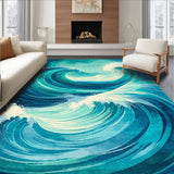 Inspired Ocean Wave Design(Blue)