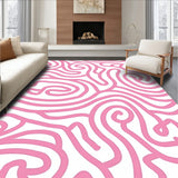Heavenly Feather Spiral Embossed Zen Minimalist (Pink)