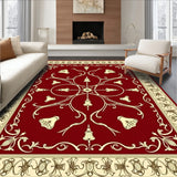 Holiday Chime Design Featuring Stylized Bells and Flourishes(Red)