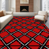 Festive Tartan Lattice Decorative Holiday Plaid(Red)