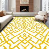 Interlocking Lattice Contemporary Design(Yellow)