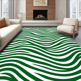 Abstract Waves with Serpentine Stripe Motif(Green)