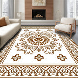 Artisan Lattice Bloom with Stylized Petal Filigree(Brown)