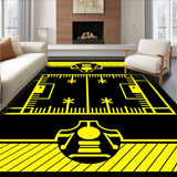 Professional Stadium Field Gridiron Athletic Fan Trophy (Yellow)