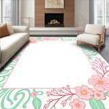 Botanical Blossom Bow Decorative Accent Flair Floral Ornament(Pink)