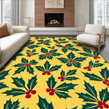 Holly Leaves with Berries Festive (Yellow)