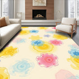 Abstract Watercolor Brushstroke Artistic Symphony(Yellow)