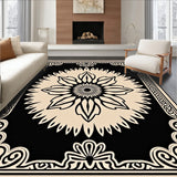 Weathered Starburst with Symmetrical Petal Framework (Black) - ODIKA