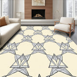 Aisha Triangle Interlocking Farmhouse Minimalist(Beige)