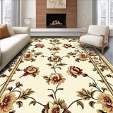 Ultra Soft Area Rug, Non Slip, Stain Resistant, Washable Area Rugs for Living Room, Bedroom, Soft Non-Slip Area Rug for Home Office Decor(Beige)