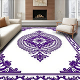 Boho Medallion Ornate Vintage Heirloom Treasure Jewel(Purple)