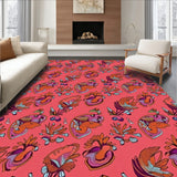 Floral Paisley Contemporary Artistic Expression(Pink)