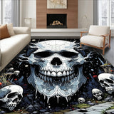 Gothic Unique Skull Artwork(White)