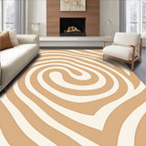 Zen Wave Ripple Showcasing Pile Height(Brown)