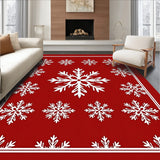 Festive Wonderland Snowflake Enchantment(Red)