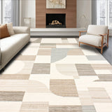 Kitchen Runner Abstract Beige(Beige)