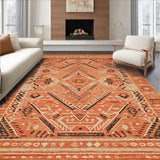 Chic Earthy Toned Symmetrical Style(Red)
