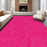 Elegant Swirl Paisley Abstract Decorative Plush Comfort Floor (Pink)