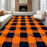 Harvest Plaid Checkered with Autumn Spice Tones(Orange)