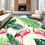 Chic Flamingo Print Style(White)